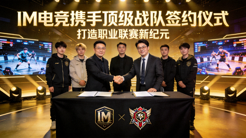 IM电竞携手顶级战队签约仪式现场照片